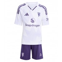 Manchester United Udebanesæt Børn 2025-26 Kortærmet (+ Korte bukser)